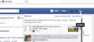 Come eliminare le notifiche facebook